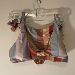 Large Multi-colored 2-piece bikini